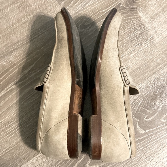 Tod’s Grey Suede Penny Loafer Size 8 - Picture 5 of 7